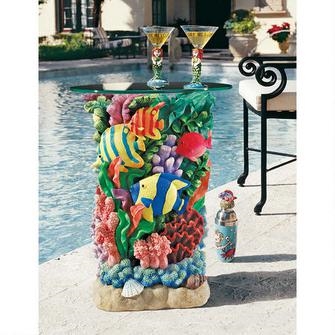 The Great Barrier Reef Glass Topped Table